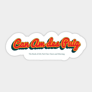 Can Am des Puig Sticker